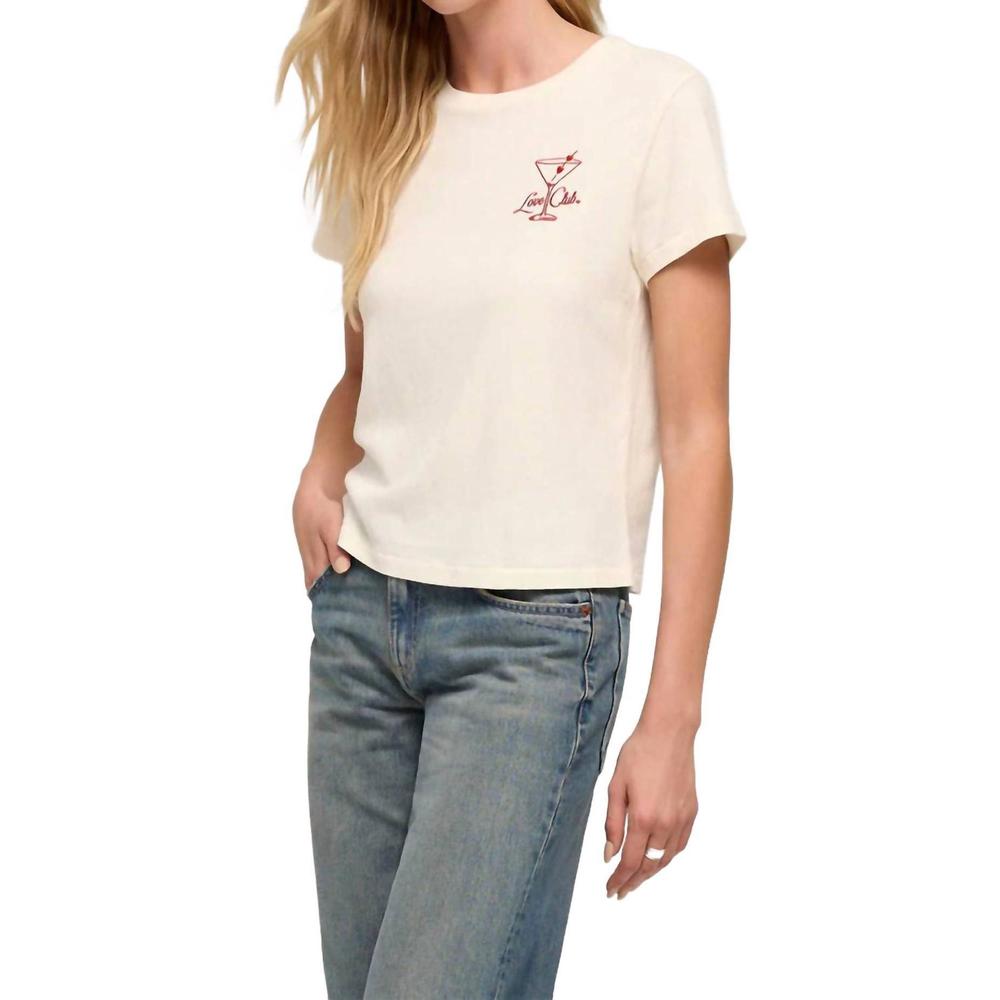 NEW Z SUPPLY love club daytrip tee in sea salt